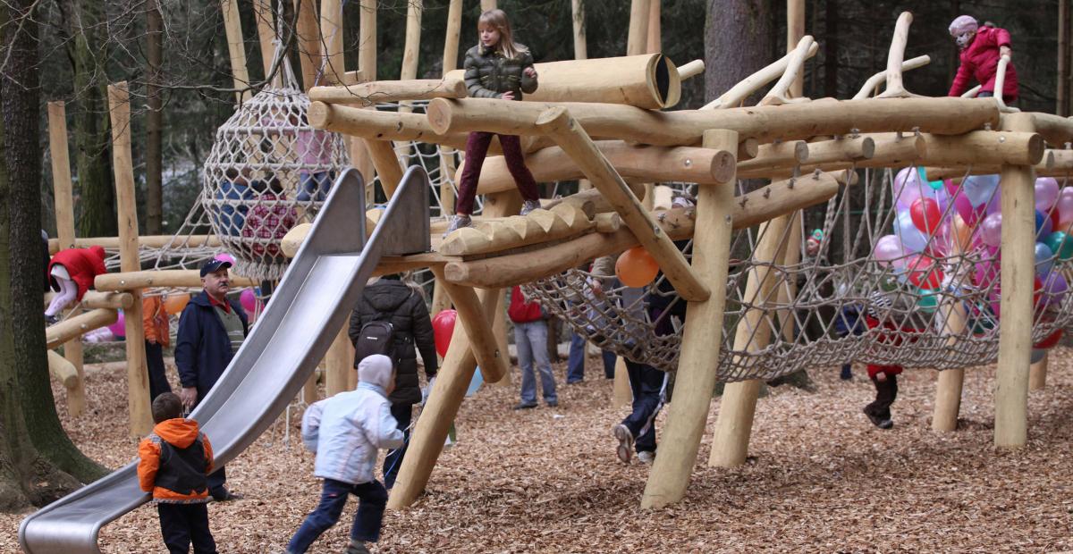 Otroško igrišče Začarani gozd, foto: Arhiv JZ Živalski vrt 