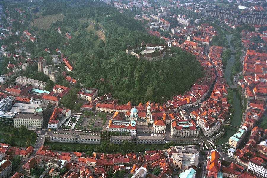 Panoramic view of Ljubljana D.Wedam 