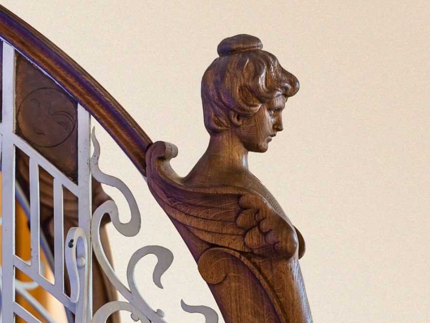 Art Nouveau brez napisa izrez