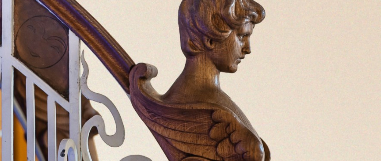 Art Nouveau brez napisa izrez