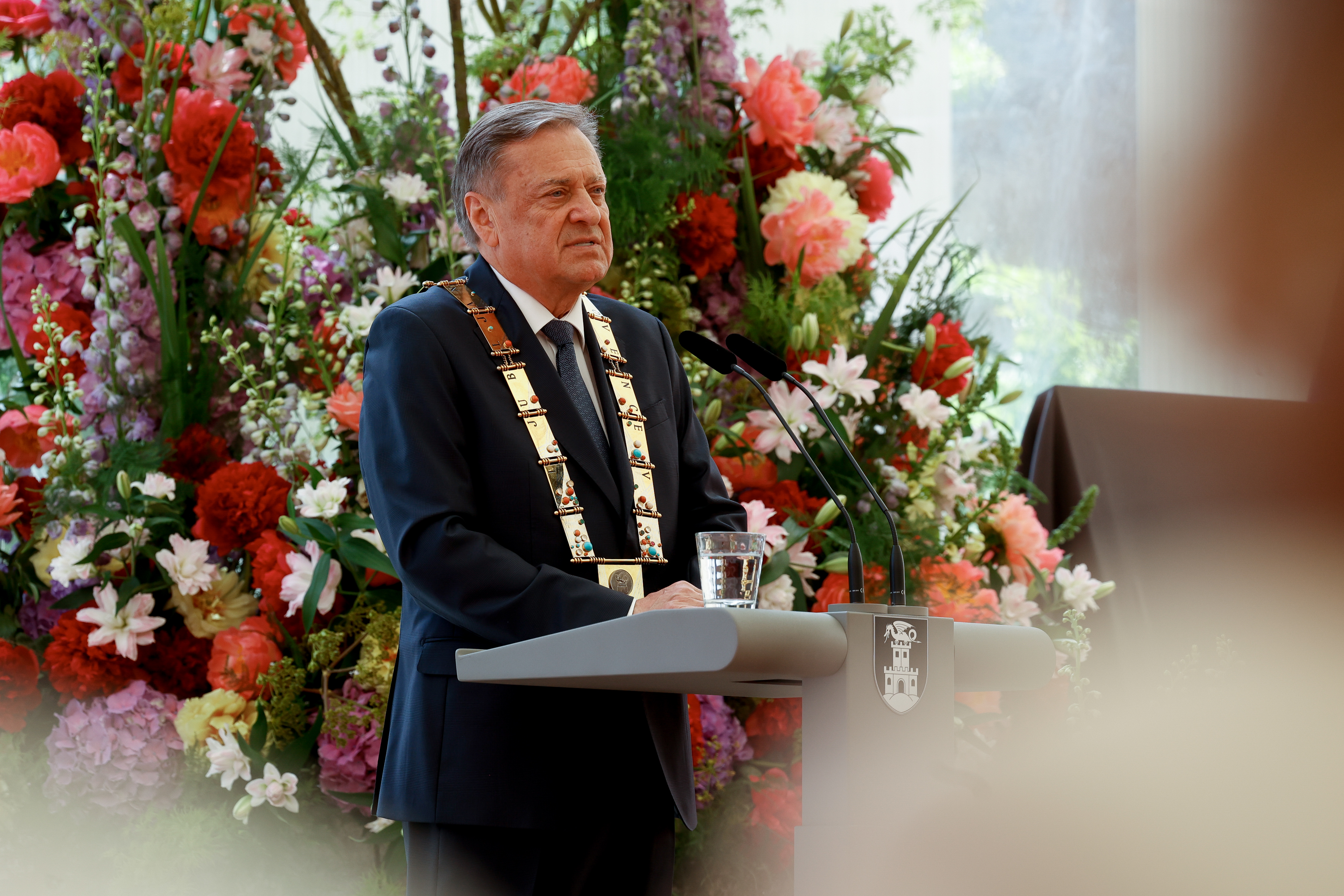 župan Zoran Janković med govorom