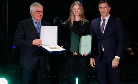 Gojko Zalokar, Tina Šutej in podžupan Samo logar