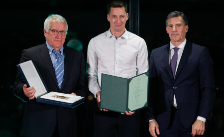 Gojko Zalokar, Žiga Mandl in podžupan Samo Logar 