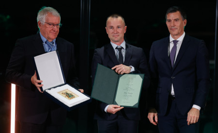 Gojko Zalokar, Miha Koncilija in podžupan Samo Logar