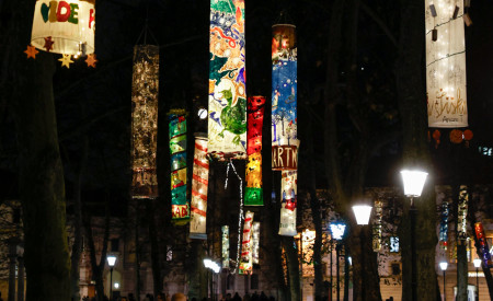 Praznični lampijoni 2025, foto: Nik Rovan 