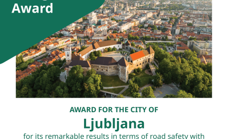 Priznanje, ki smo ga prejeli na Mestni občini Ljubljana.