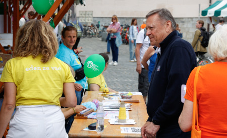 Župan Zoran Janković se je srečal s prostovoljkami in prostovoljci