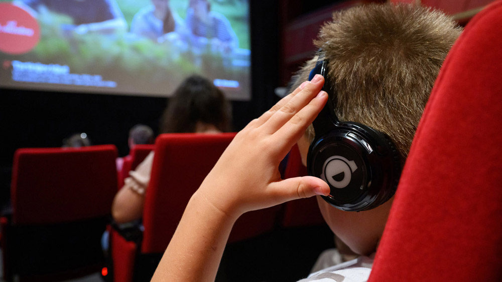 Projekcija filma Igrisca ne damo za slepe in slabovidne, foto vir: Kinodvor