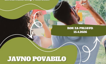 Plakat za javno povabilo, vir: Mladi zmaji