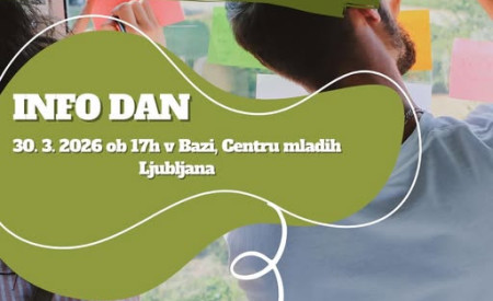 Plakat Informativni dan Mladi zmaji za soustvarjanje porgramov