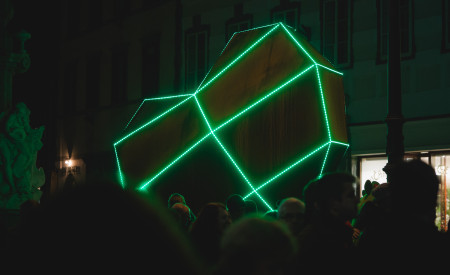 Dogodek Ljubljana. Zelena Zate. pred Mestno hišo. Skupaj smo prižgali zeleno luč (9) Foto Nejc Pernek