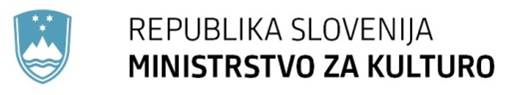 Logo ministrstvo za kulturo