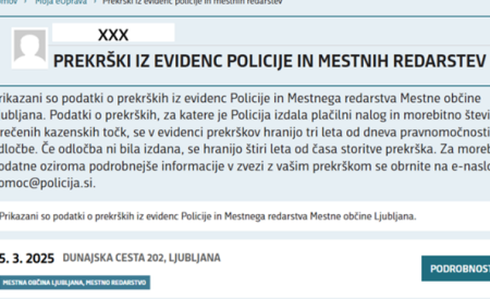 posnetek zaslona portala eUprava