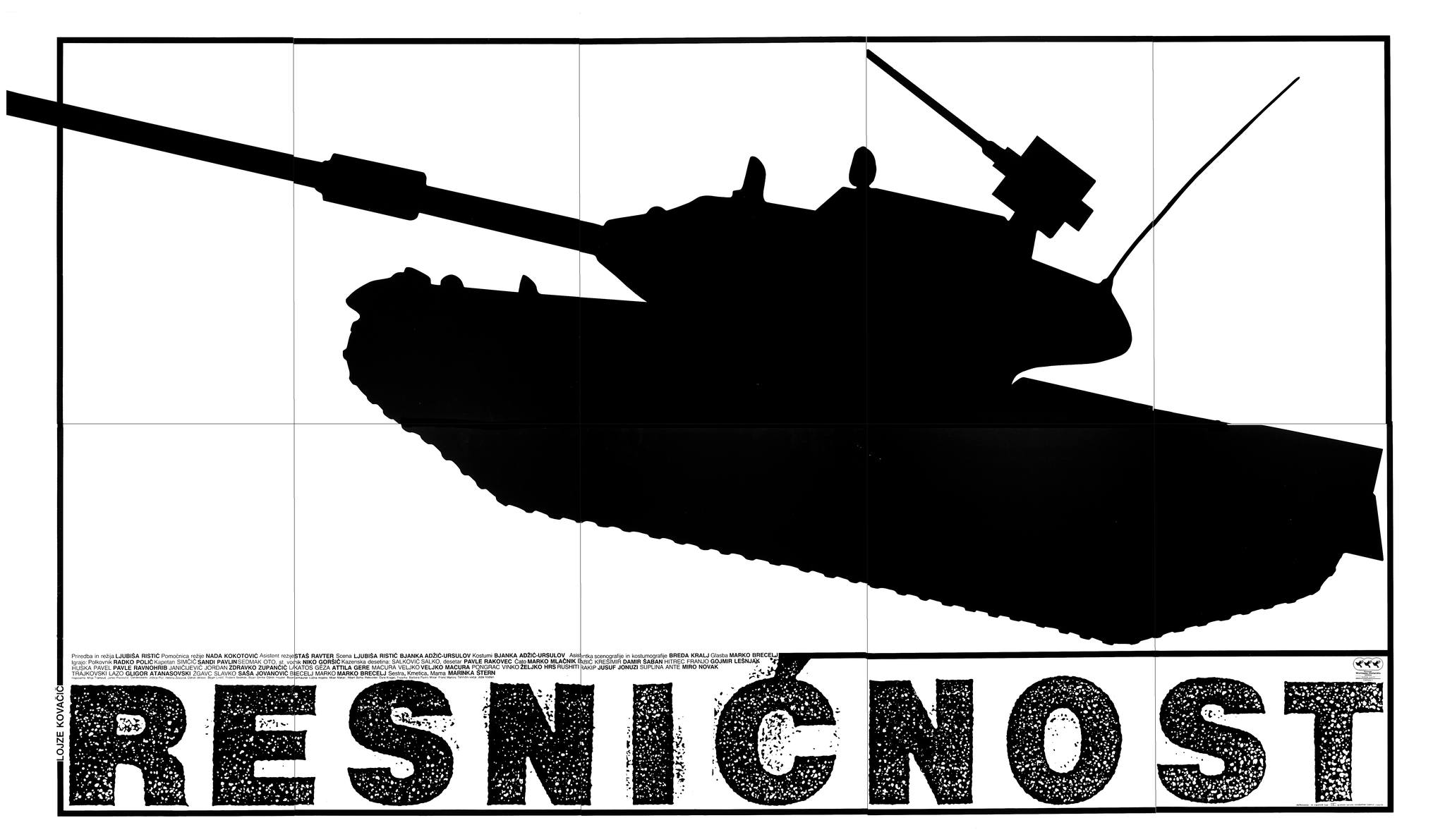 Plakat razstave Resnićnost ob 70. obletnici SMG, vir SMG