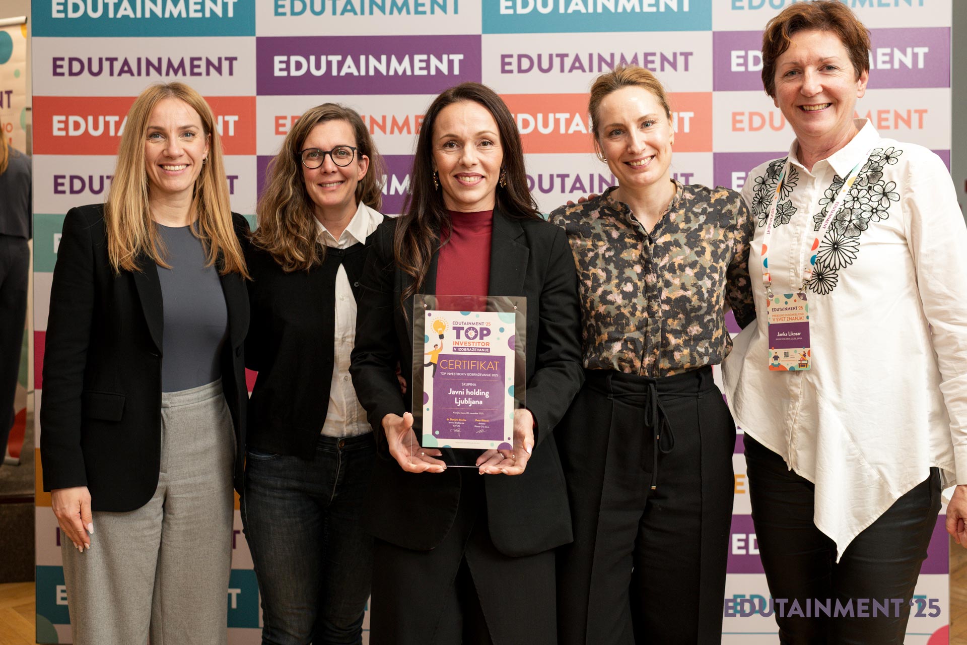 JHL je Top investitor v izobraževanje 2025, foto: JHL