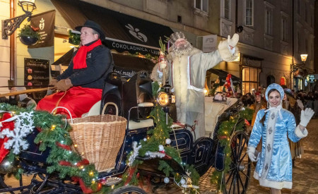 dedek mraz, foto: Andrej Tarfila, Turizem Ljubljana