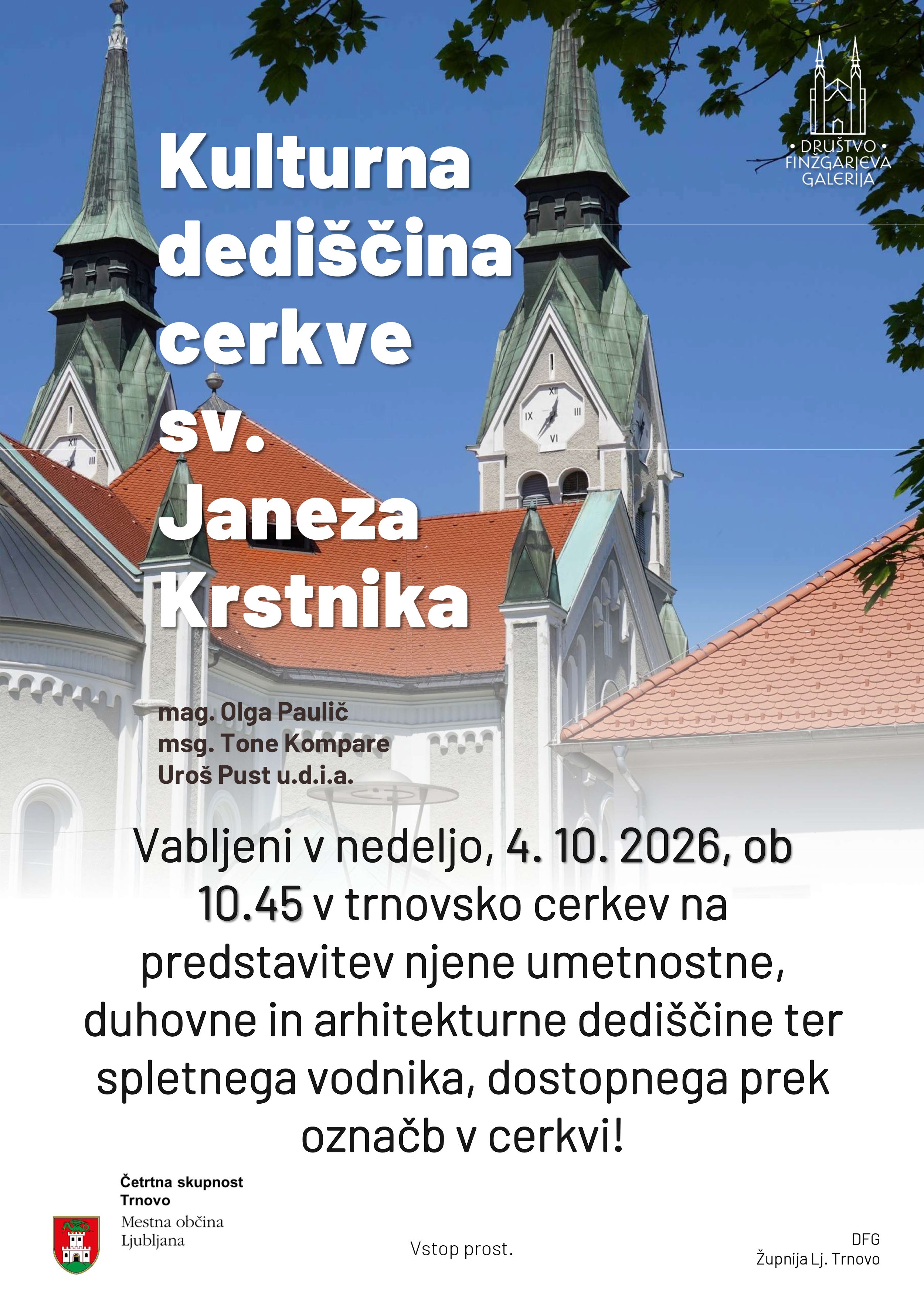 Kulturna dediščina cerkve sv. Janeza Krstnika