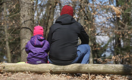 počitek na klopci na Rakovniku