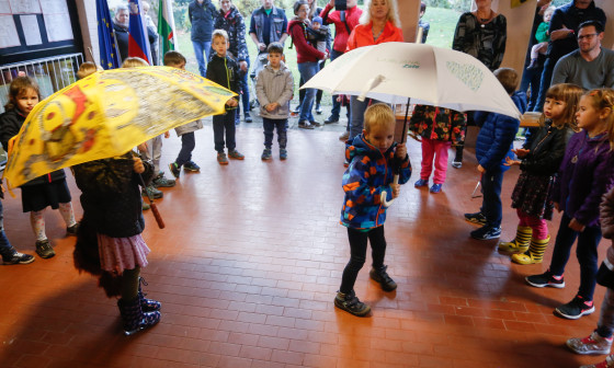 otroci iz Vrtca Mladi rod 