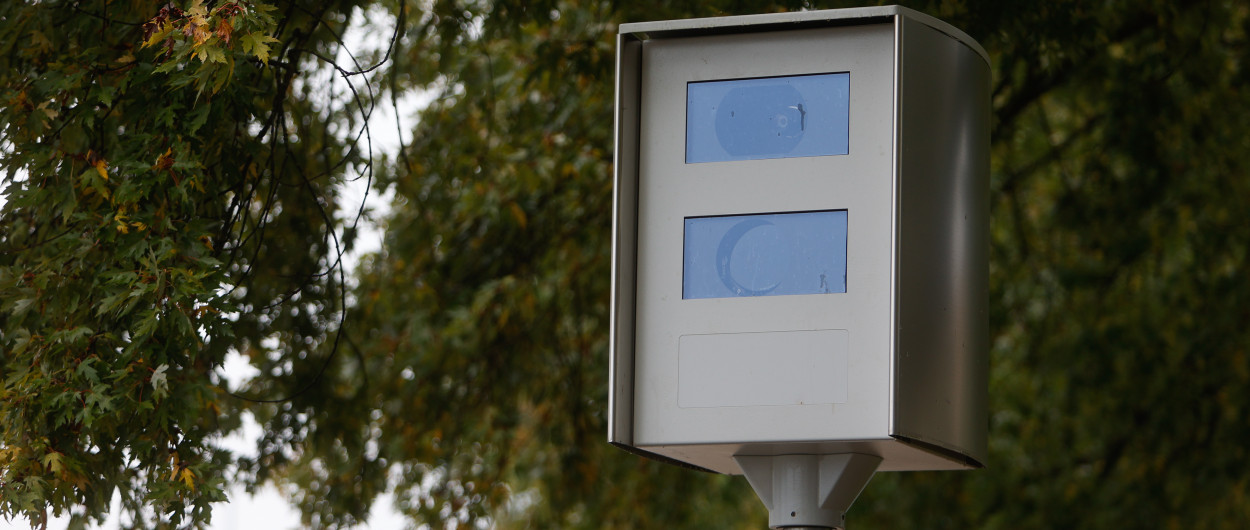 Radar na Smartinski cesti, foto: Nik Rovan