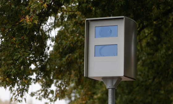 Radar na Smartinski cesti, foto: Nik Rovan