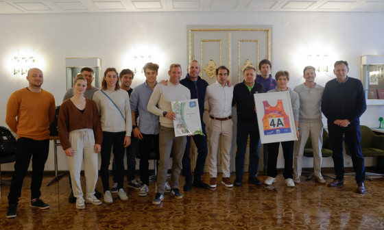 Sprejem kajakasev, foto: Nik Rovan