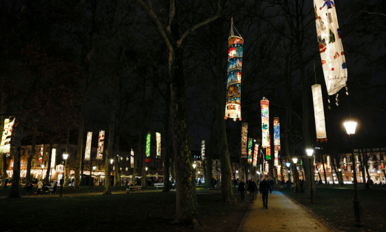 Praznični lampijoni v parku Zvezda 2025, foto: N. Rovan 