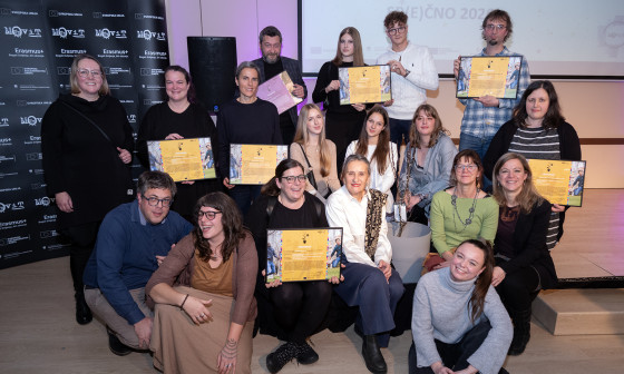 Ustvarjalci projekta Krog sočutja, foto: Laura Palka, MOVIT, JZ Mladi zmaji