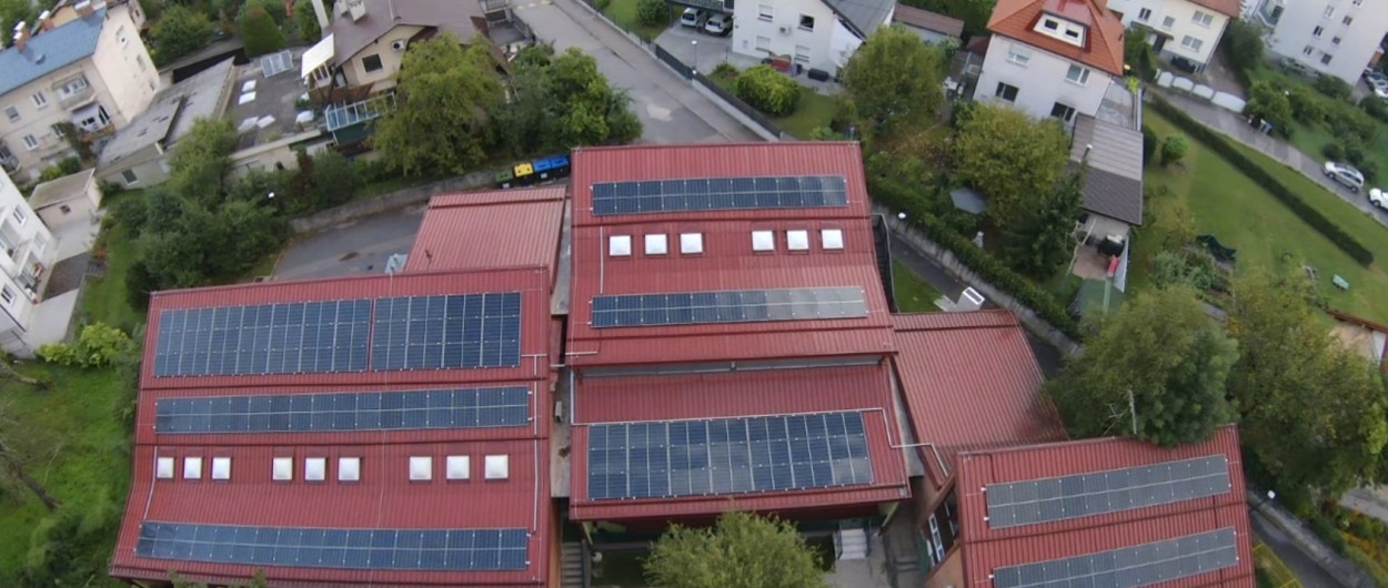 sončne elektrarne na strehi vrtca