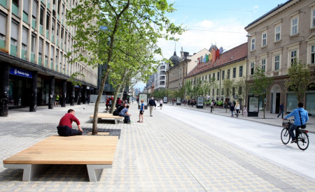 Prenovljen osrednji del Slovenske ceste, foto: N. Rovan