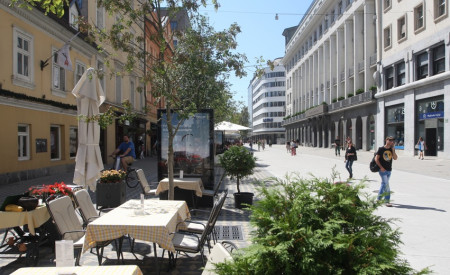 Prenovljen osrednji del Slovenske ceste, foto: N. Rovan 