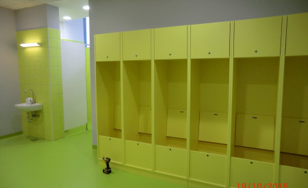 Prostorni so tudi garderobni in sanitarni prostori, foto: Arhiv Šport Ljubljana