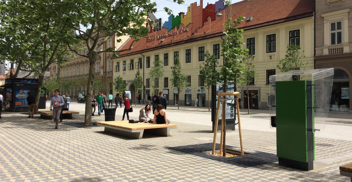 Prenovljen osrednji del Slovenske ceste, foto: N. Ramovs Zebovec