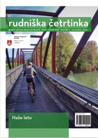 Kolesarka na vodovodnem mostu ki povezuje ČS Vič in ČS Rudnik