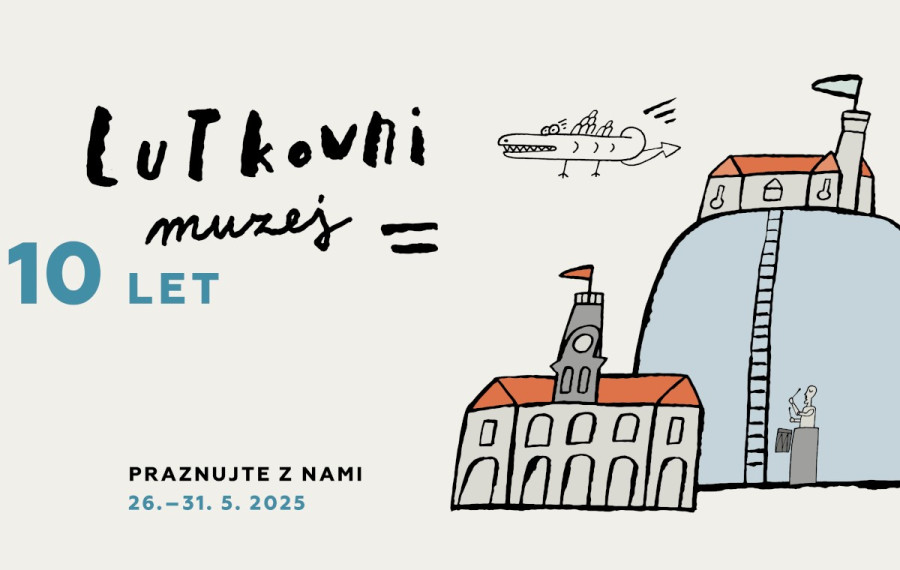 Banner 10 let lutkovnega muzeja. Foto vir: LG
