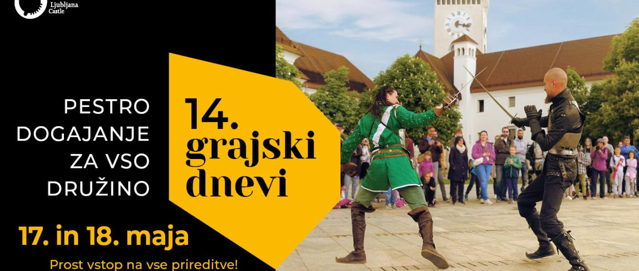 Banner 14. Grajski dnevi. Vir: LG