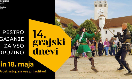 Banner 14. Grajski dnevi. Vir: LG