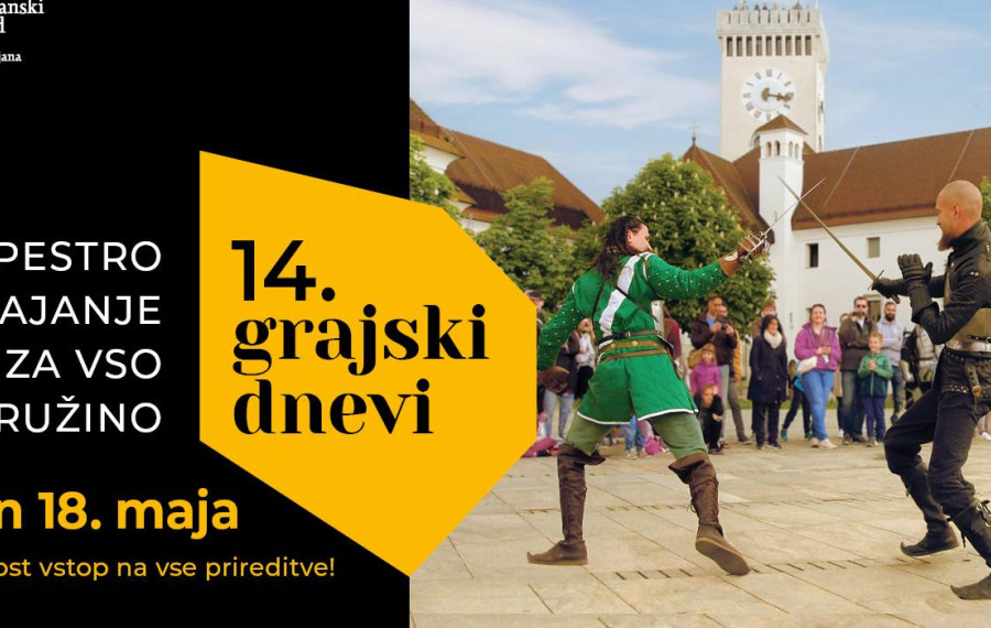 Banner 14. Grajski dnevi. Vir: LG