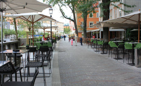 Prenovljeno Cankarjevo nabrežje, foto: Alenka Rebec