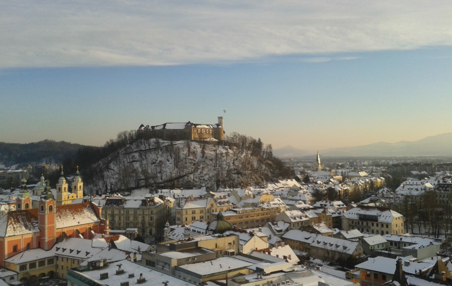 pogled na Ljubljanski grad