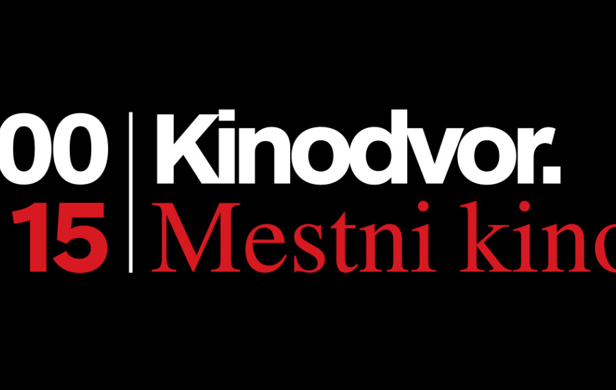 Banner ob 100 obletnici kina in 15. obletnici Kinodvora. Foto: Kinodvora