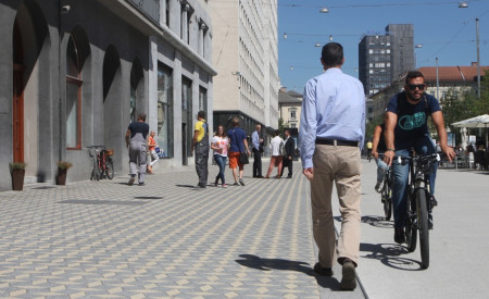 Prenovljen osrednji del Slovenske ceste, foto: N. Rovan