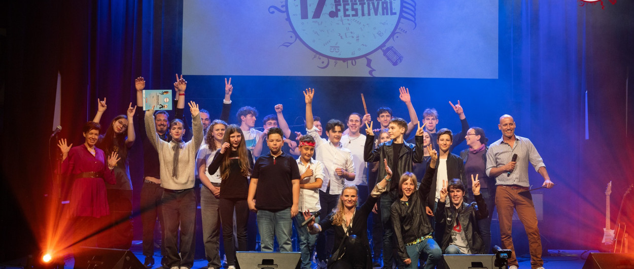 Mladi glasbeniki na Glasbenem festivalu lani. Foto: Pionirski dom