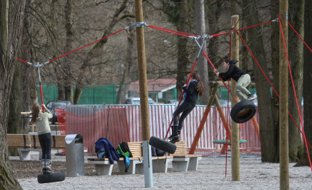 Igrišče v parku kodeljevo, foto: N. Rovan