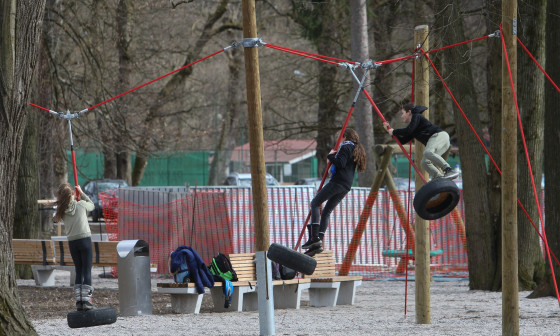 Igrišče v parku kodeljevo, foto: N. Rovan