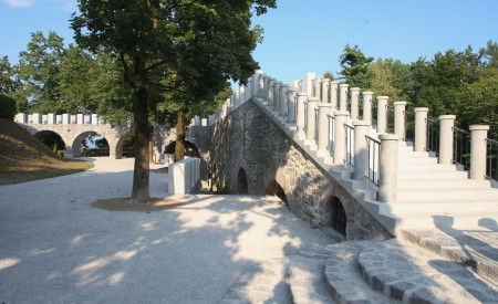 Prenovljeno obzidje na Šancah v letu 2018, foto: Nik Rovan