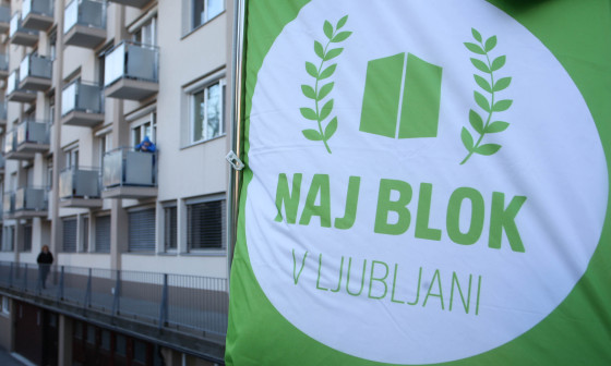 zastava naj blok v Ljubljani