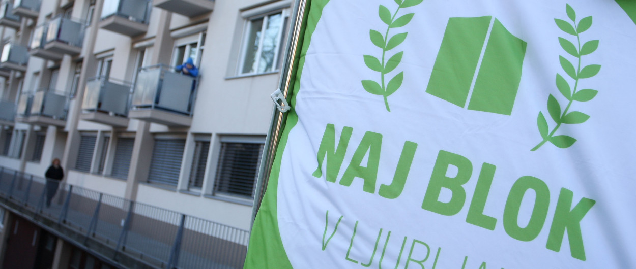 zastava Naj blok v Ljubljani