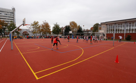 Prenova igrišča v letu 2018, foto: Nik Rovan