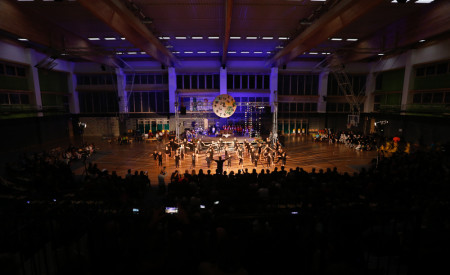 Proslava ob 80. obletnici šole v novi telovadnici, foto: Nik Rovan